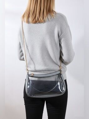 Zenana PREMIUM CLEAR STADIUM SATCHEL BAG